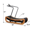 Wooden Curved treadmill Commercial  CTW010